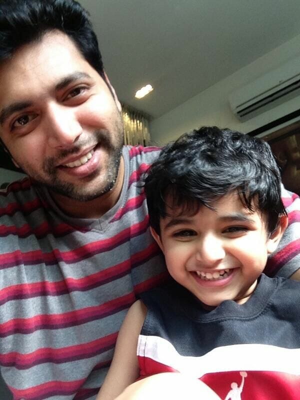 Jayam Ravi and his Son