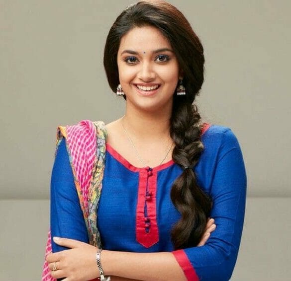 Keerthy Suresh’s father follows her
