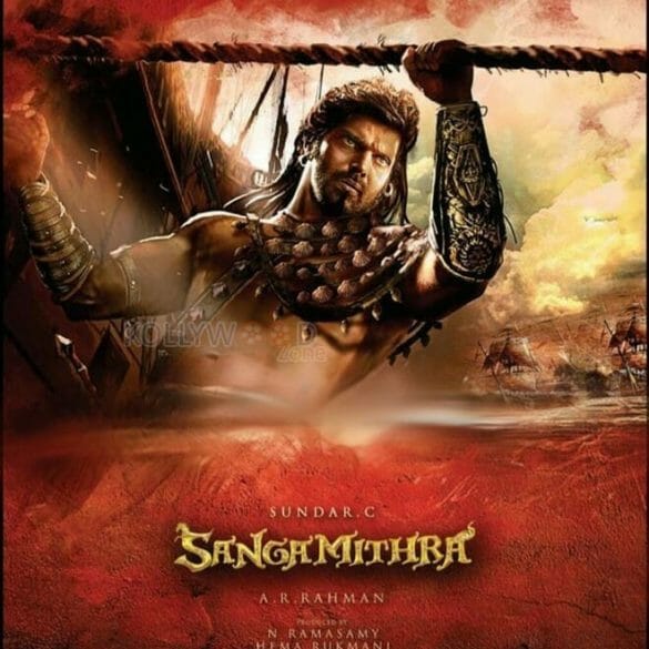 Sangamithra’s actors moved to France to walk in Red Carpet