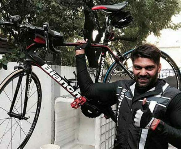 Suriya and Arya had a marvelous cycling Sunday