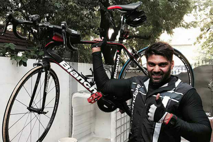 Suriya and Arya had a marvelous cycling Sunday