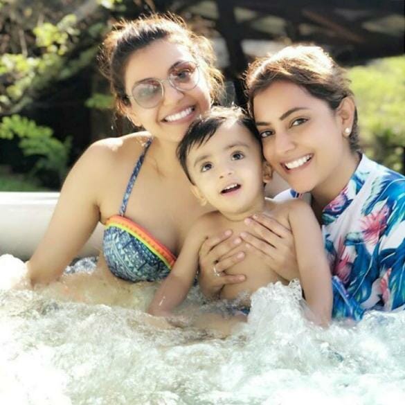 Kajal Aggarwal’s hot bikini snaps with her nephew are too cute to miss