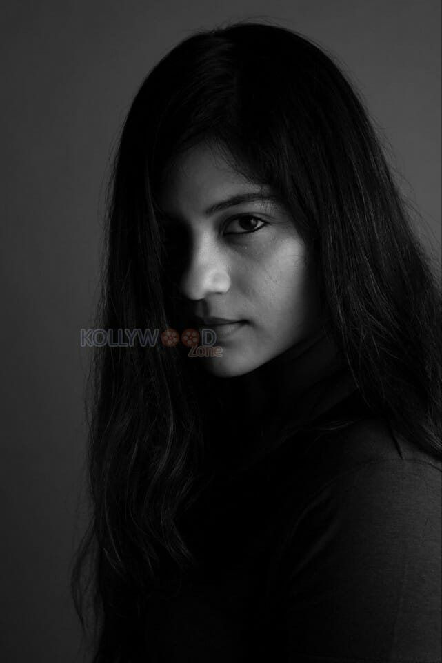 Actress Aditi Balan Black and White Photoshoot Pictures 01