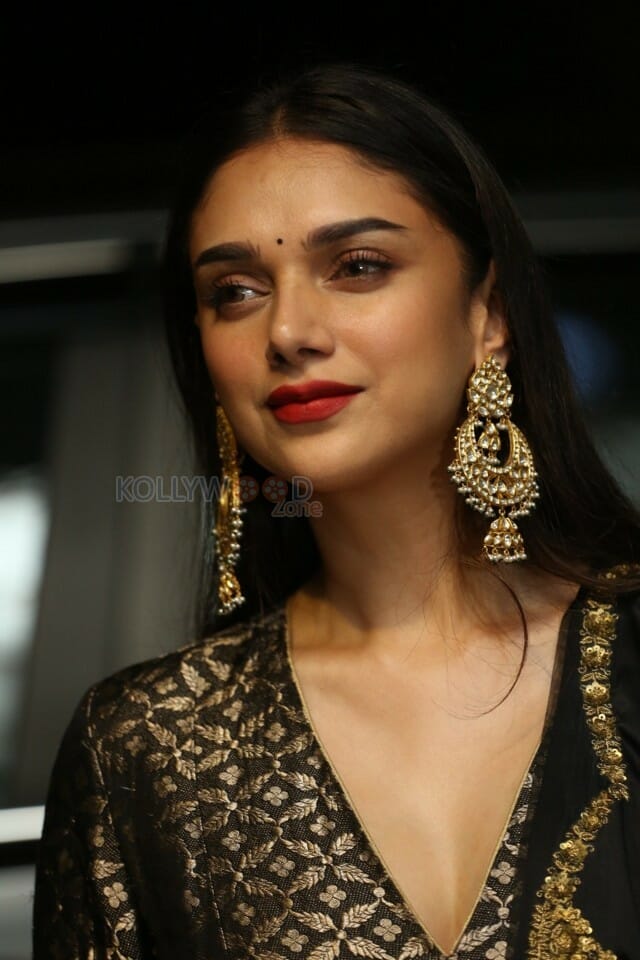 Actress Aditi Rao Hydari At Antariksham Movie Pre Release Event Pictures