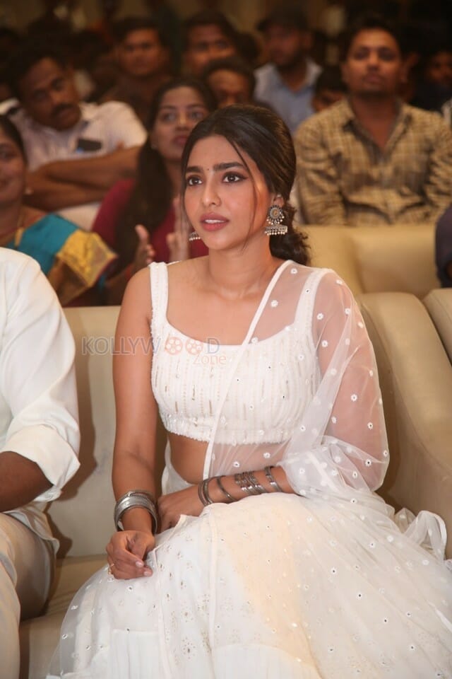 Actress Aishwarya Lekshmi At Action Movie Pre release Event Photos