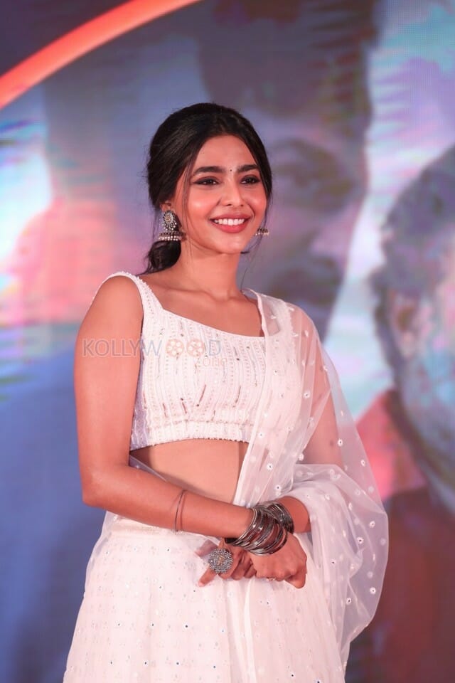 Actress Aishwarya Lekshmi At Action Movie Pre release Event Photos