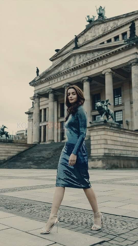 Actress Alia Bhatt in a Ralph Lauren Dress at the Berlin Film Festival Photos 03