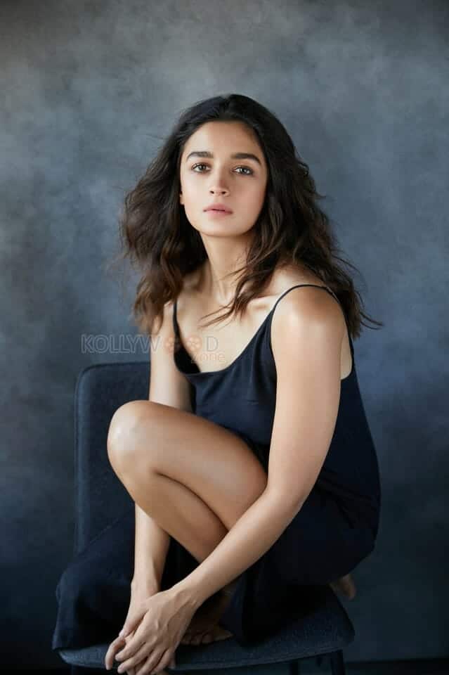 Actress Alia Bhatt in a Short Black Dress Picture 01