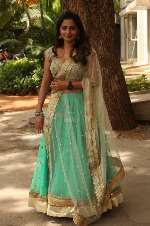 Actress Anagha At Guna Trailer Launch Event Photos