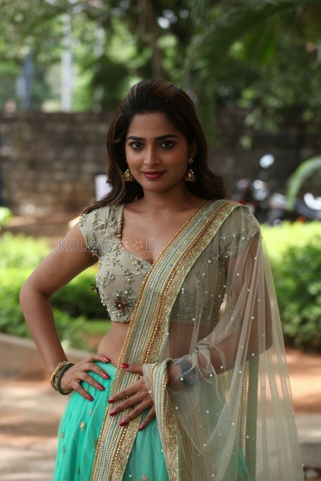 Actress Anagha At Guna Trailer Launch Event Photos