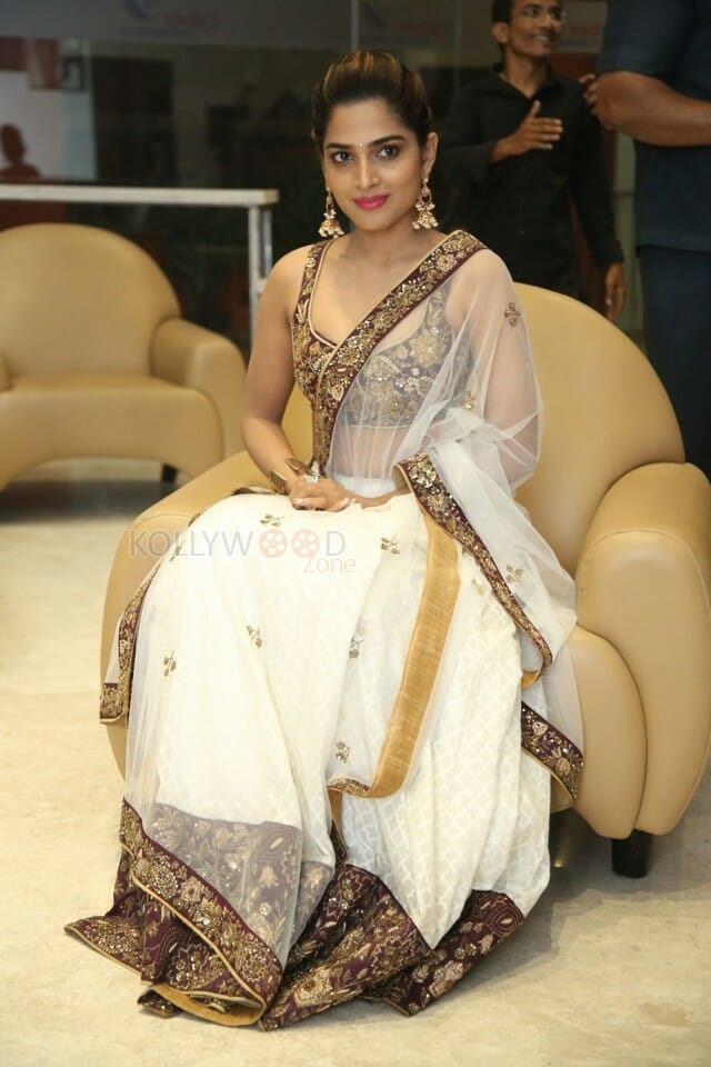 Actress Anagha Lk Maruthora At Guna Pre release Event Photos