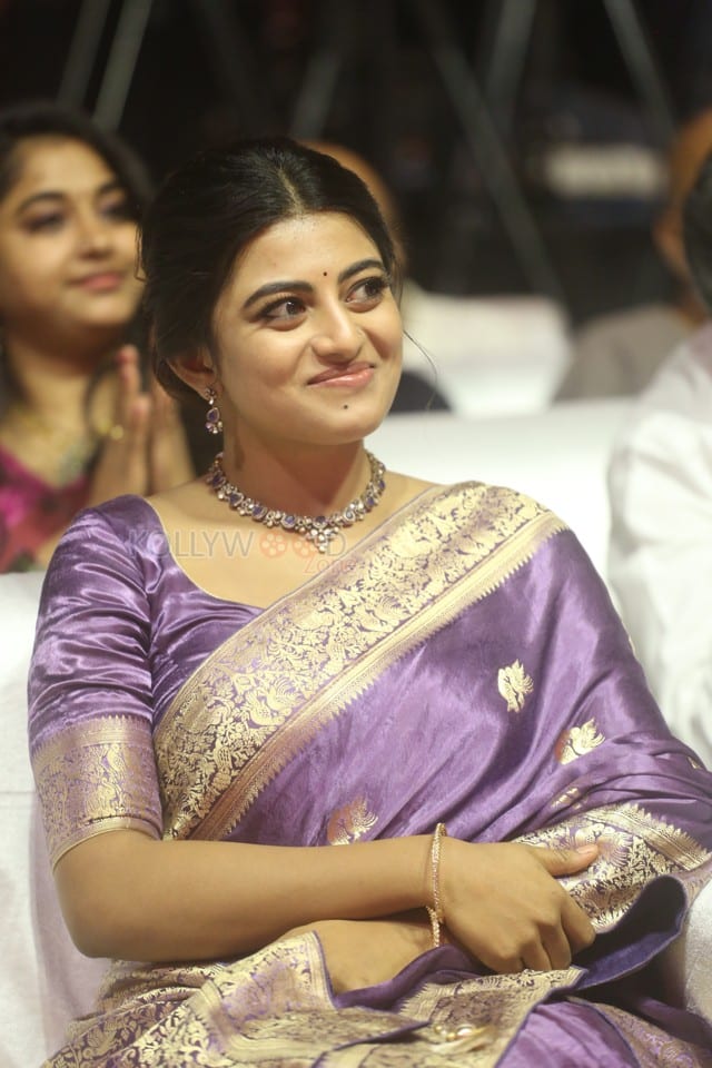 Actress Anandhi at Bhairavam Movie Pre Release Event Stills 02