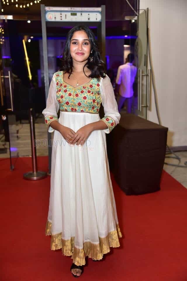 Actress Anikha Surendran at King of Kotha Pre Release Event Stills 02