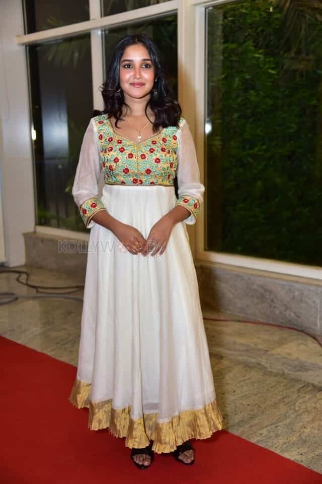 Actress Anikha Surendran at King of Kotha Pre Release Event Stills 05