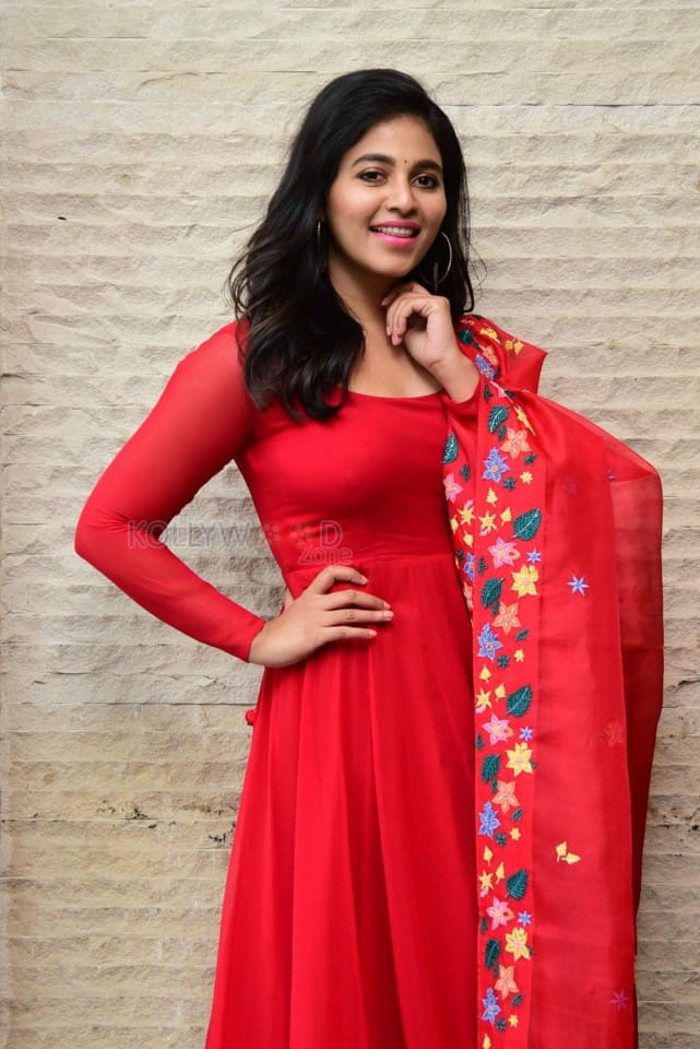 Actress Anjali at Vakeel Saab Movie Promo Event Stills