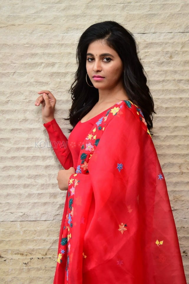 Actress Anjali at Vakeel Saab Movie Promo Event Stills