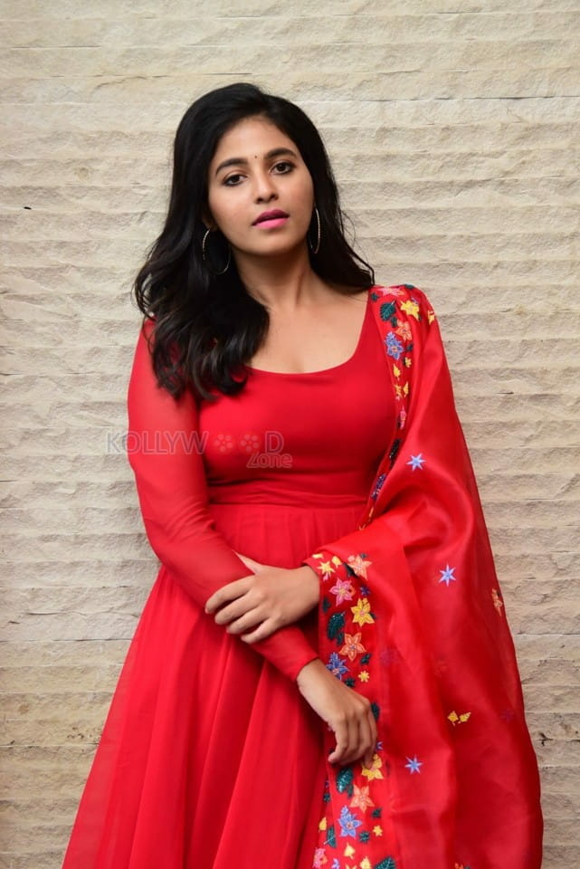 Actress Anjali at Vakeel Saab Movie Promo Event Stills