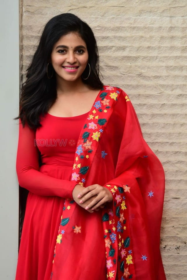 Actress Anjali at Vakeel Saab Movie Promo Event Stills