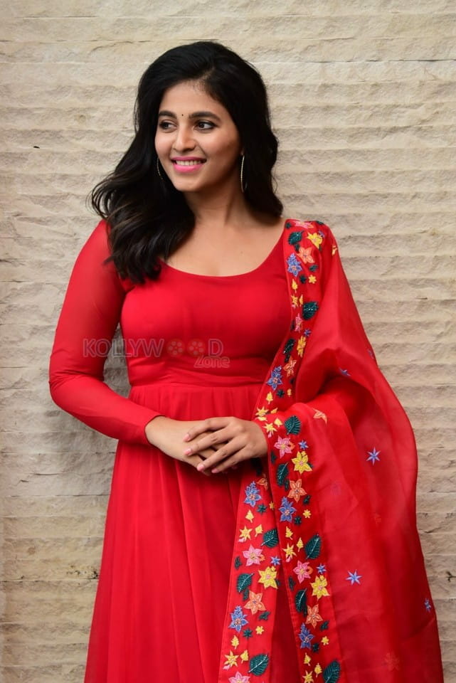 Actress Anjali at Vakeel Saab Movie Promo Event Stills