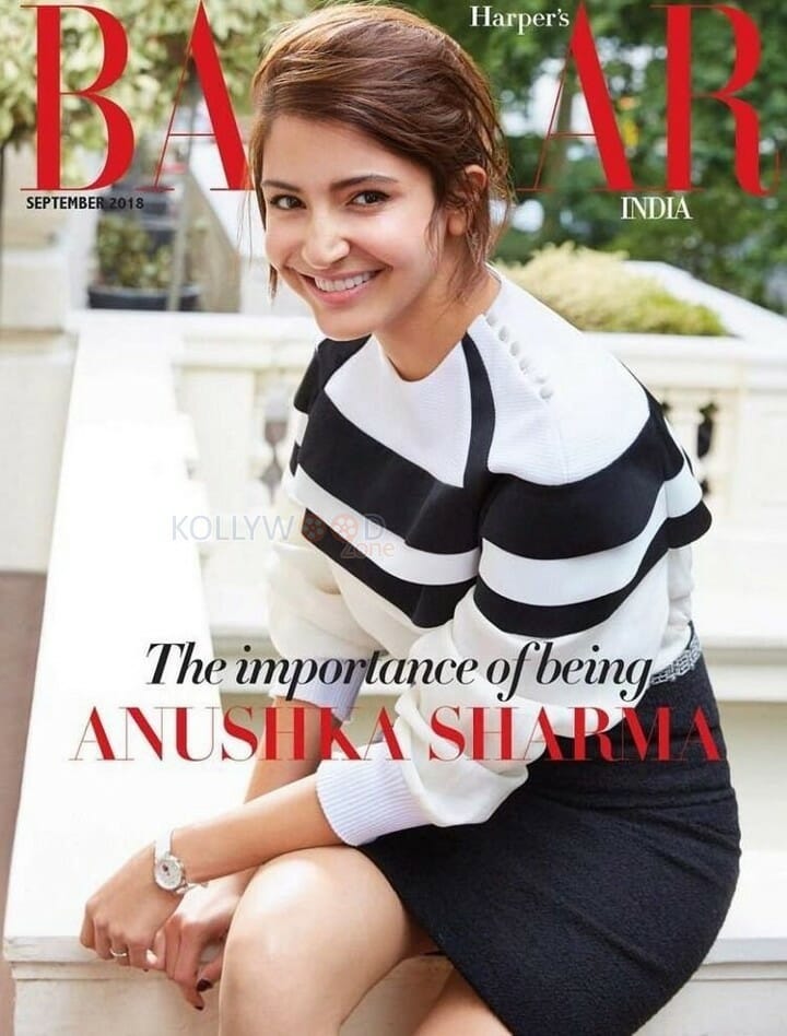 Actress Anushka Sharma Harper Bazaar Magazine Photos