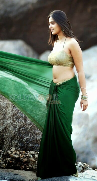 Actress Anushka Shetty Hot Navel Photos