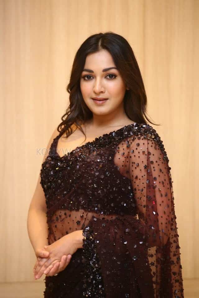 Actress Catherine Tresa at Bhala Thandhanana Pre Release Event Photos 01