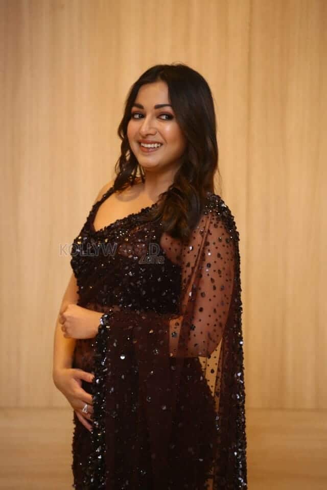 Actress Catherine Tresa at Bhala Thandhanana Pre Release Event Photos 14