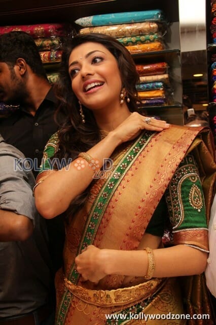 Actress Kajal Agarwal Saree Photos