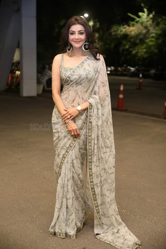 Actress Kajal Aggarwal at Mosagallu Movie Pre Release Event Photos