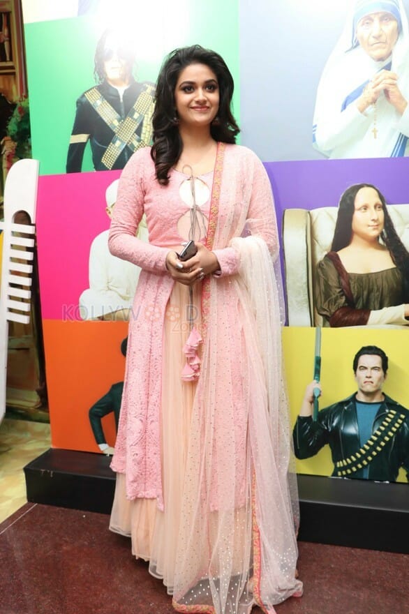 Actress Keerthi Suresh At Live Art Museum Photos