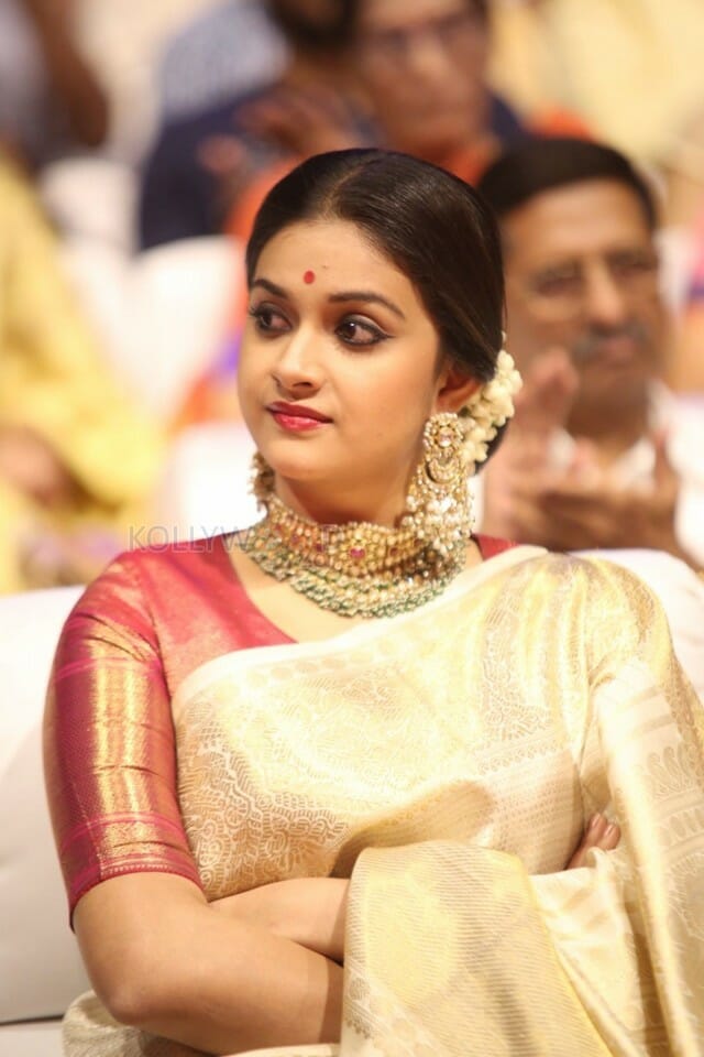 Actress Keerthi Suresh At Nadigaiyar Thilagam Event Photos