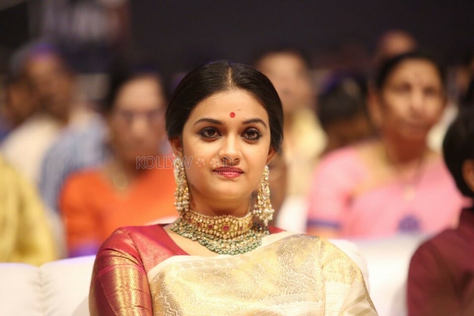 Actress Keerthi Suresh At Nadigaiyar Thilagam Event Photos