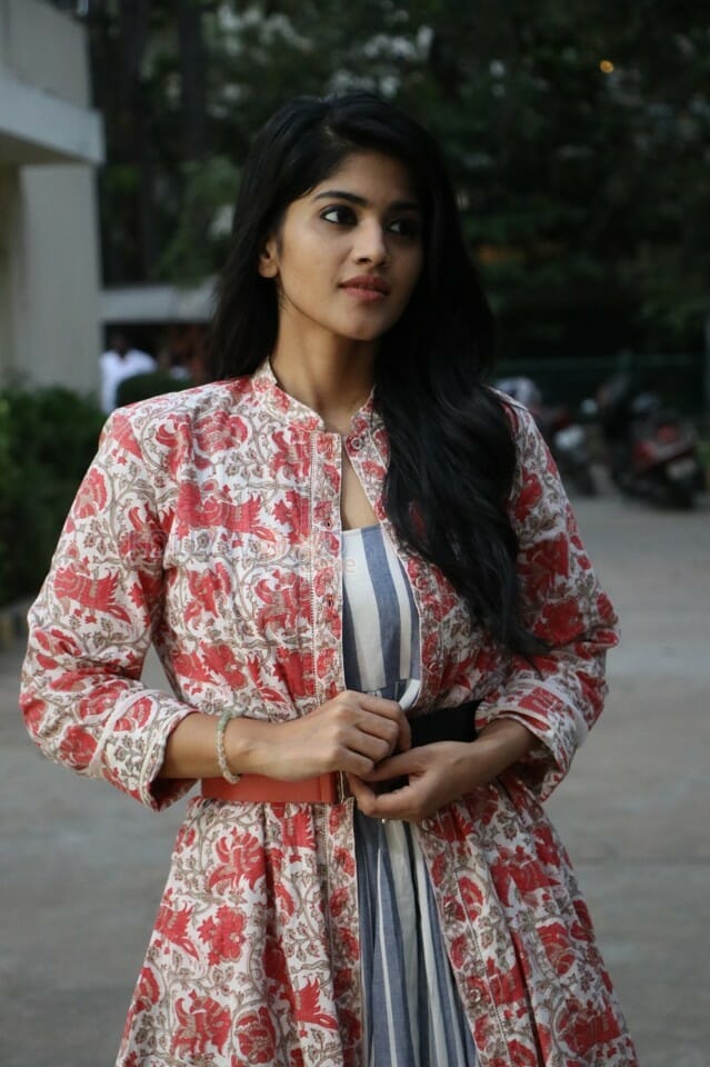 Actress Megha Akash At Boomerang Movie Press Meet Pictures