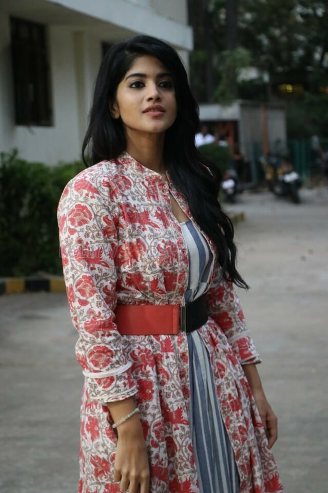 Actress Megha Akash At Boomerang Movie Press Meet Pictures