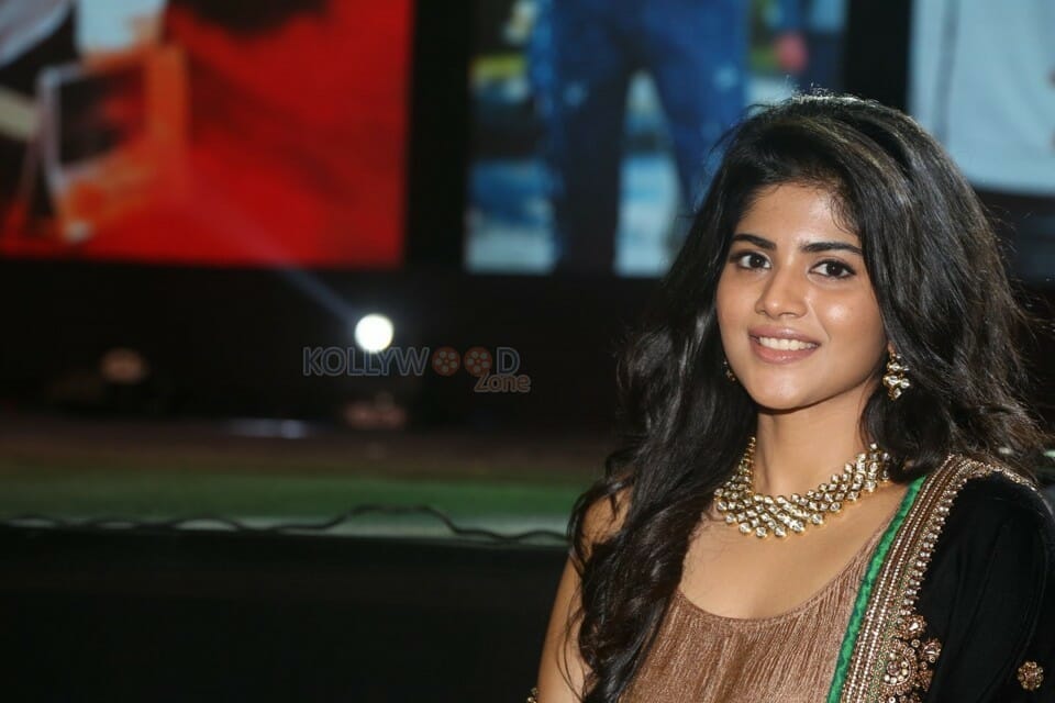 Actress Megha Akash At Chal Mohan Ranga Pre Release Event Photos