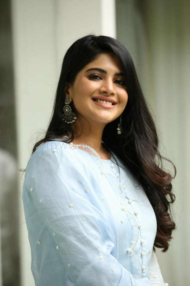 Actress Megha Akash at Dear Megha Movie Pre Release Event Photos 14