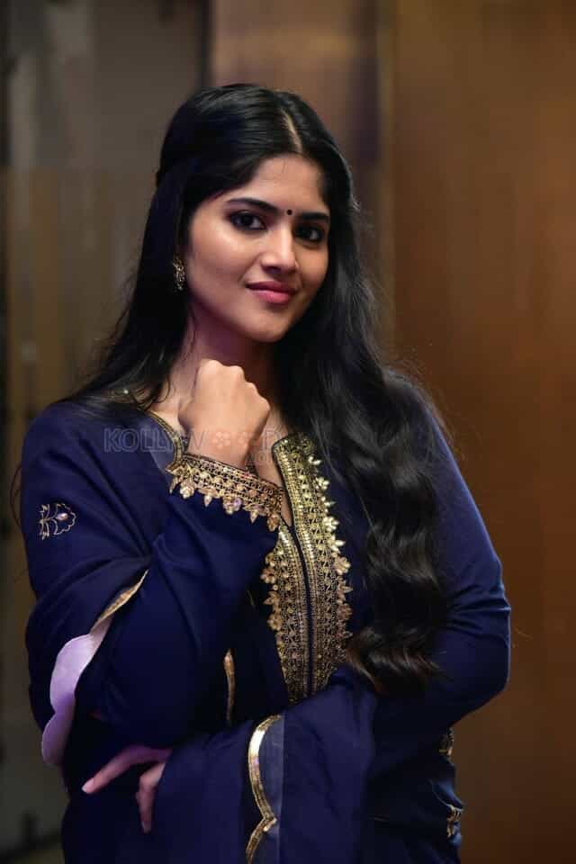 Actress Megha Akash at Gurthunda Seethakalam Trailer Launch Photos 08