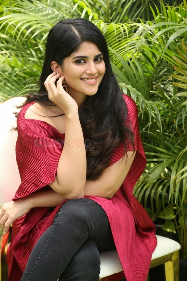 Actress Megha Akash at Raja Raja Chora Movie Interview Pictures