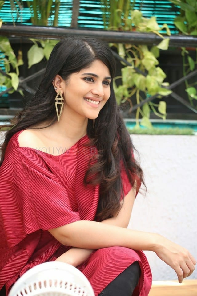 Actress Megha Akash at Raja Raja Chora Movie Interview Pictures