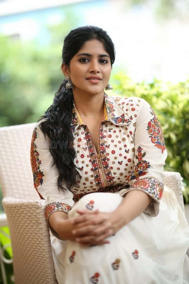 Actress Megha Akash at Ravanasura Interview Photos 02