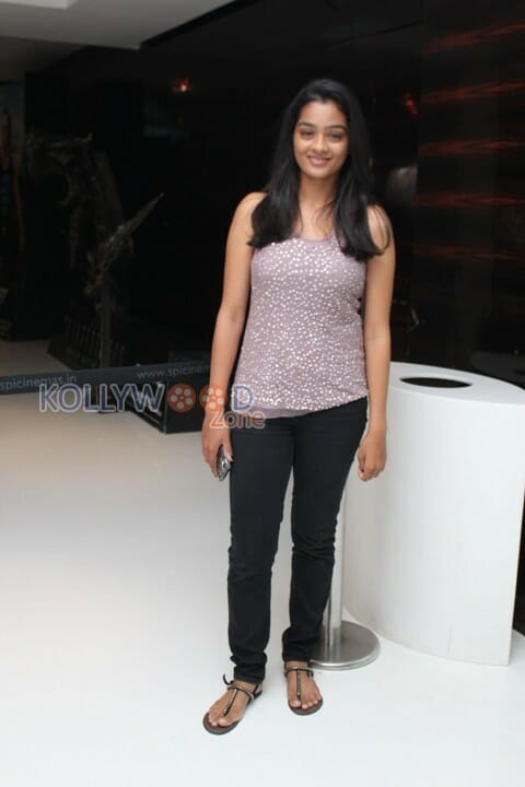 Actress Nandita At Ramanujan Premiere Show Pictures