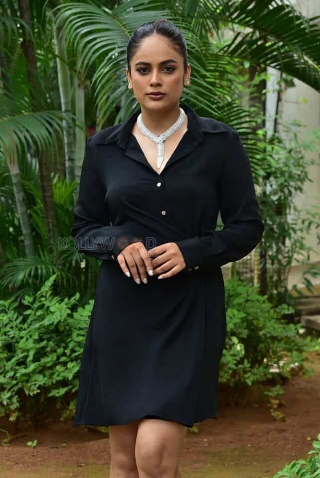 Actress Nandita Swetha at Hidimbha Movie Reverse Trailer Launch Pictures 44