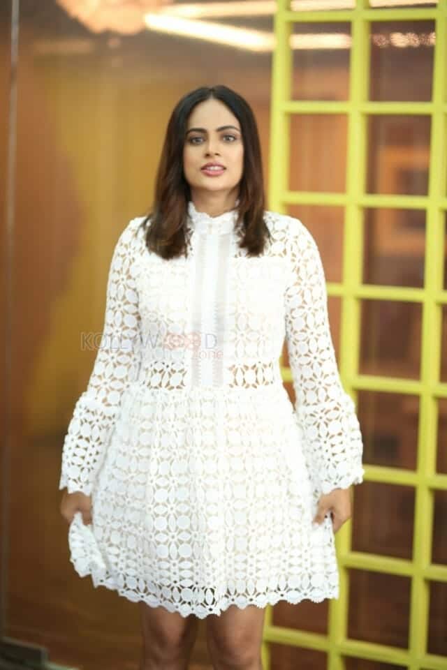 Actress Nanditha Swetha at Hidimba Movie Interview Pictures 12