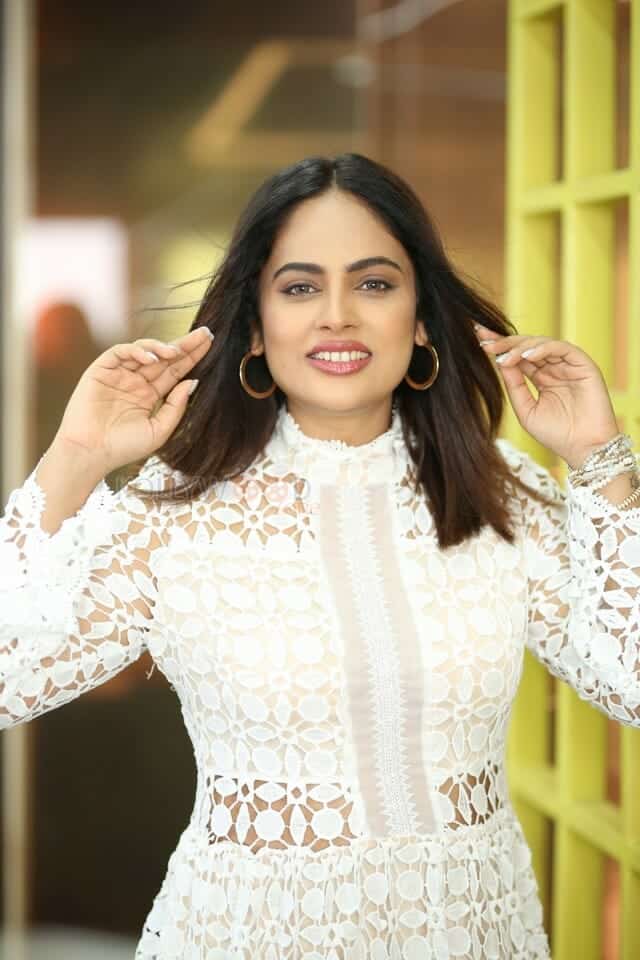 Actress Nanditha Swetha at Hidimba Movie Interview Pictures 32
