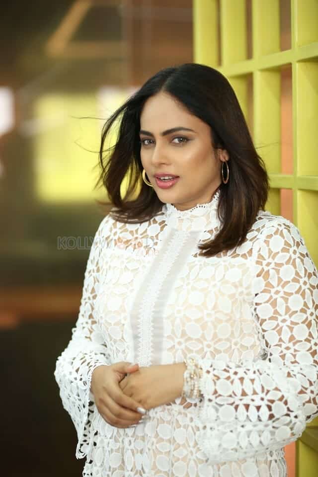 Actress Nanditha Swetha at Hidimba Movie Interview Pictures 38