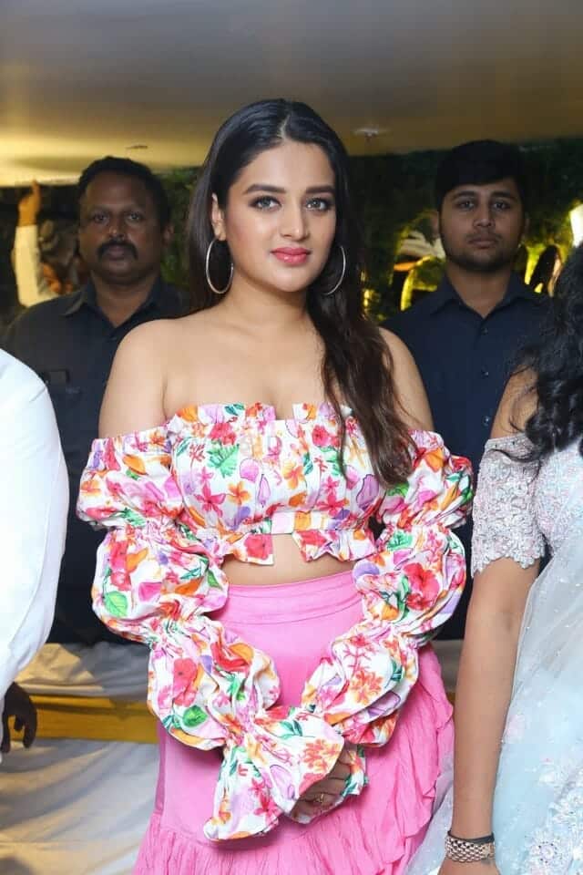 Actress Nidhhi Agerwal Inaugurates Girlfriend Mandi Restaurant in Gachibowli Photos 30