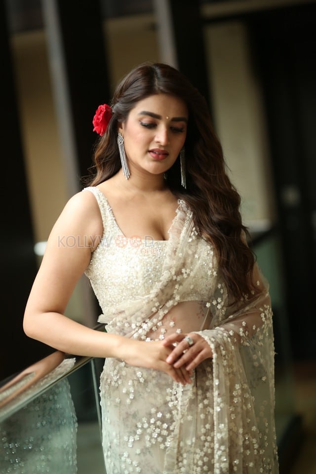 Actress Nidhhi Agerwal at Hari Hara Veera Mallu Movie Press Meet Photos 01