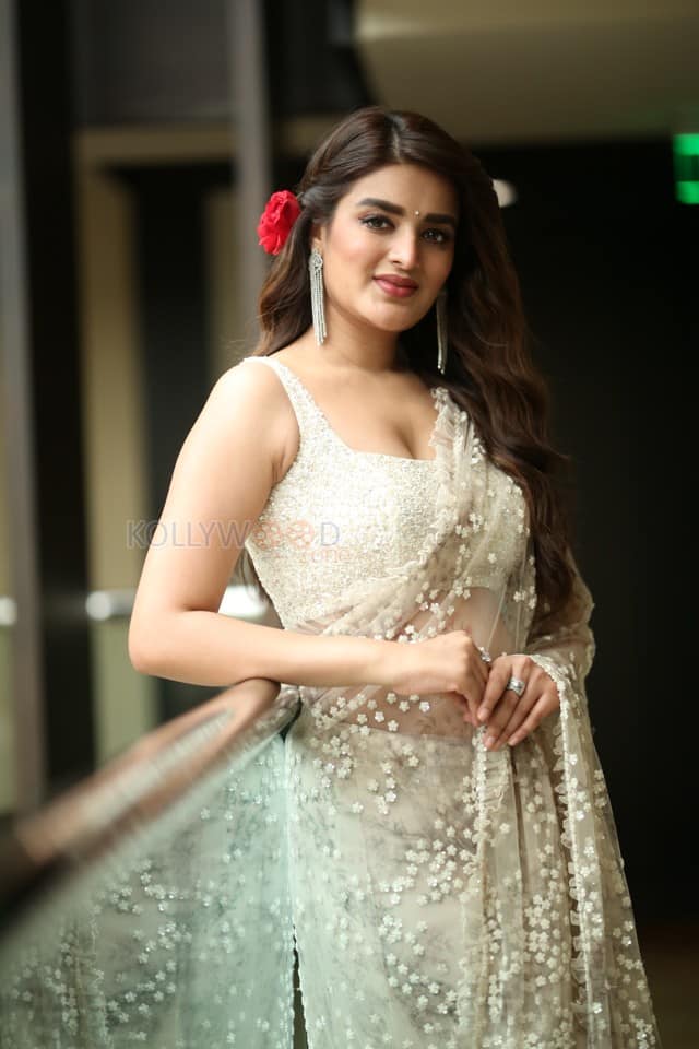 Actress Nidhhi Agerwal at Hari Hara Veera Mallu Movie Press Meet Photos 02