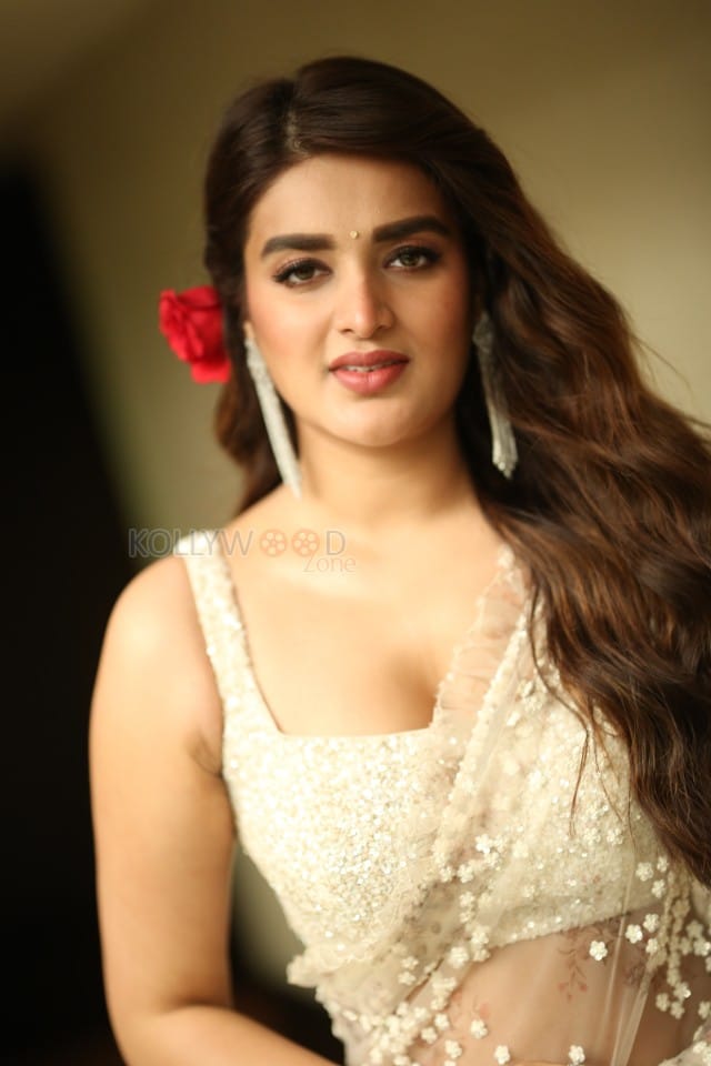 Actress Nidhhi Agerwal at Hari Hara Veera Mallu Movie Press Meet Photos 06