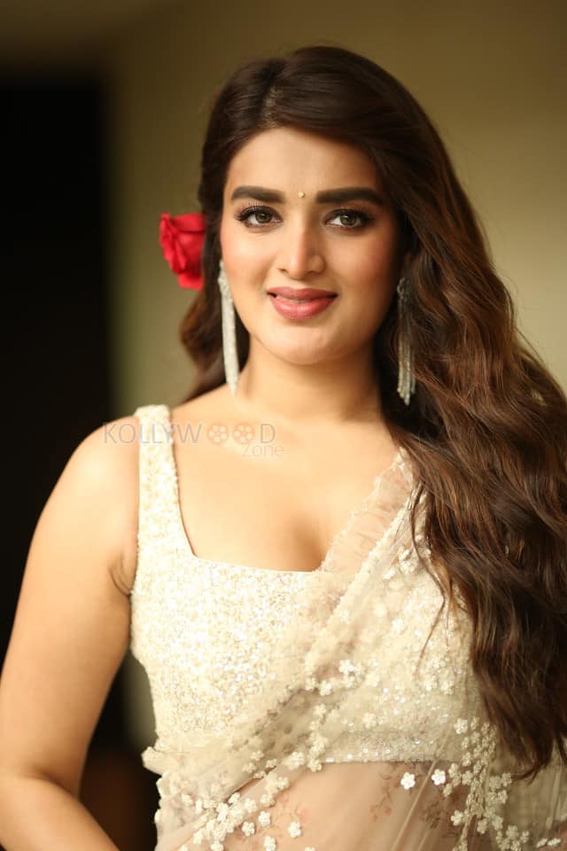 Actress Nidhhi Agerwal at Hari Hara Veera Mallu Movie Press Meet Photos 08